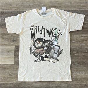 NWT Where the Wild Things Are Men’s Graphic T-Shirt Beige Size M